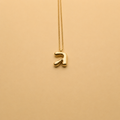 Hebrew Initial Letter Necklace