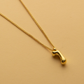Gold Hebrew letter pendant necklace with a polished finish, offering a timeless, meaningful design for everyday wear and thoughtful gifting.