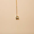 Gold letter R pendant necklace with a polished finish, offering a timeless, personalized design for everyday wear and thoughtful gifting.