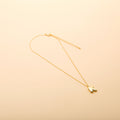 Gold letter K pendant necklace with a polished finish, offering a timeless, personalized design for everyday wear and thoughtful gifting.