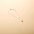 Silver letter B pendant necklace with a polished finish, offering a timeless, personalized design for everyday wear and thoughtful gifting.