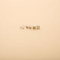 Sparkling Flower Earring Set
