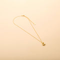 Gold letter S pendant necklace with a polished finish, offering a timeless, personalized design for everyday wear and thoughtful gifting.