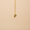 Gold letter P pendant necklace with a polished finish, offering a timeless, personalized design for everyday wear and thoughtful gifting.