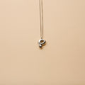 Silver letter P pendant necklace with a polished finish, offering a timeless, personalized design for everyday wear and thoughtful gifting.