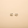 Heart Hoop Earrings