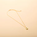 Gold letter D pendant necklace with a polished finish, offering a timeless, personalized design for everyday wear and thoughtful gifting.