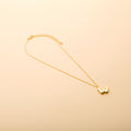 Gold letter W pendant necklace with a polished finish, offering a timeless, personalized design for everyday wear and thoughtful gifting.