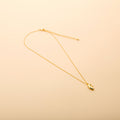 Gold letter F pendant necklace with a polished finish, offering a timeless, personalized design for everyday wear and thoughtful gifting.