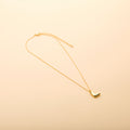 Gold letter L pendant necklace with a polished finish, offering a timeless, personalized design for everyday wear and thoughtful gifting.