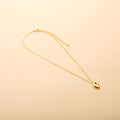 Gold letter P pendant necklace with a polished finish, offering a timeless, personalized design for everyday wear and thoughtful gifting.