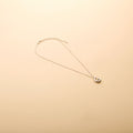 Silver letter G pendant necklace with a polished finish, offering a timeless, personalized design for everyday wear and thoughtful gifting.