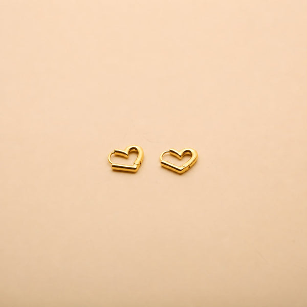 Heart Hoop Earrings