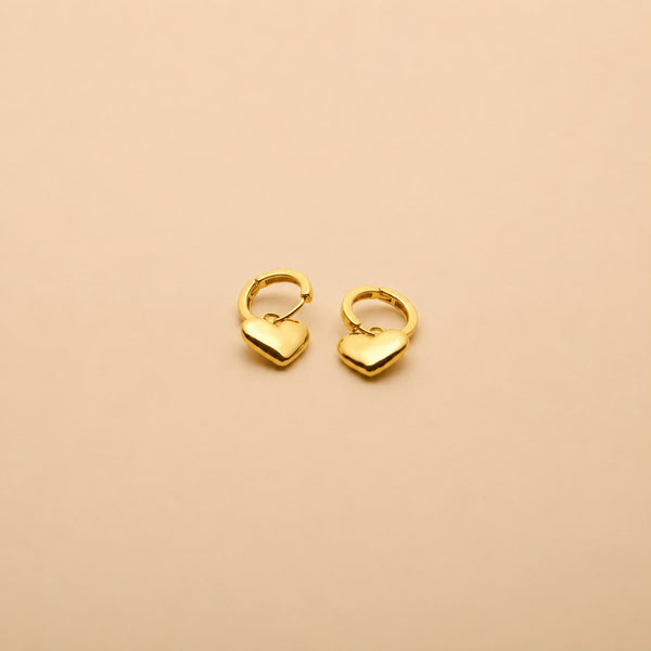 Heart Drop Earrings