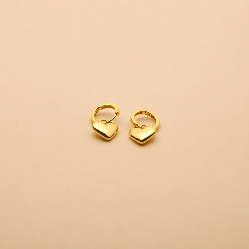 Heart Drop Earrings
