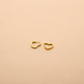 Zirconia Heart Huggies